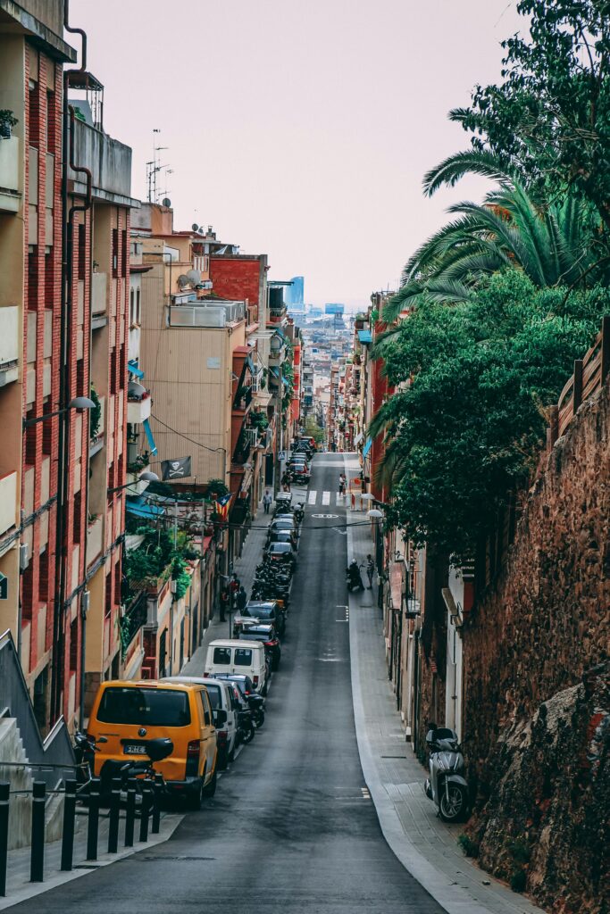pexels-photo-705423-705423 Captivating view of a vibrant street in Barcelona, highlighting urban architecture and everyday life.